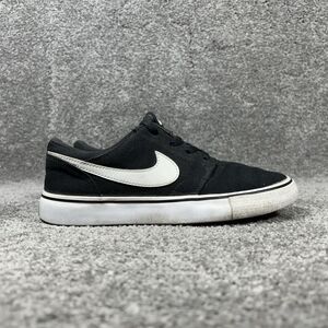 Nike SB Portmore 2 Solarsoft 905216-001 Kids Size 3.5Y Black Skate Shoes Used